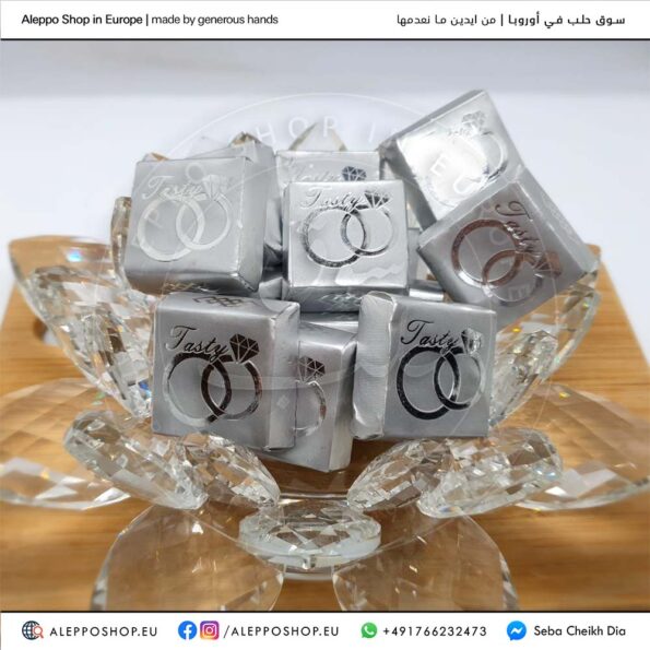 Chocolate silver rings