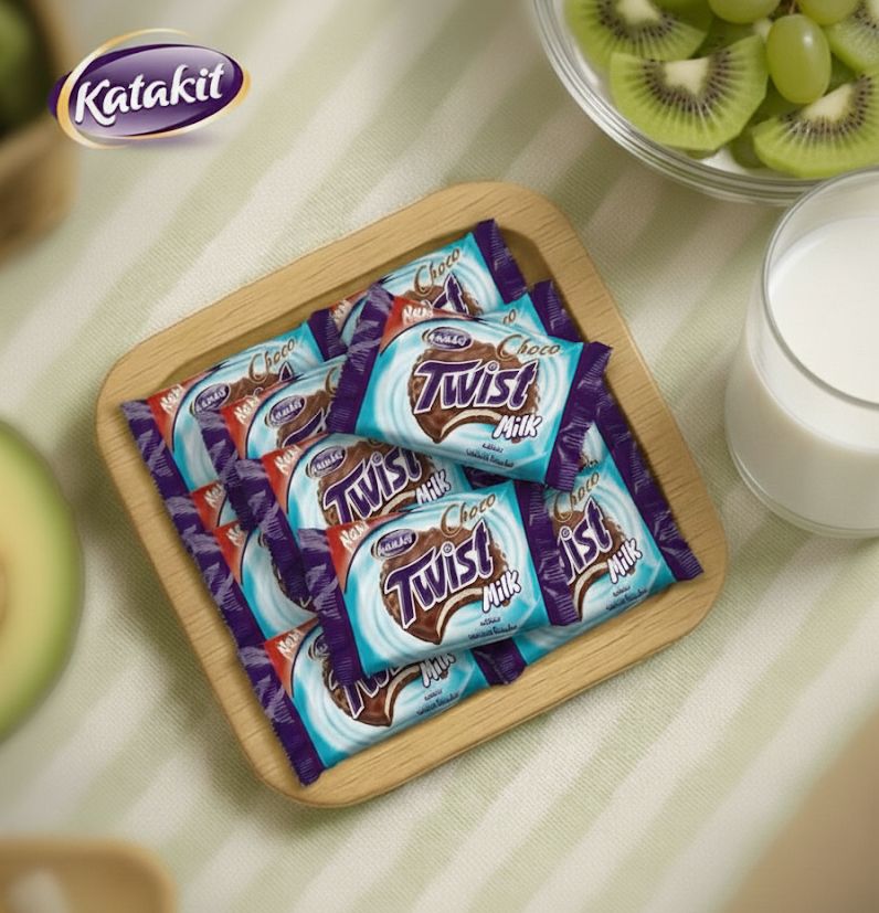 بسكويت تويست شوكو حليب ( علبة )